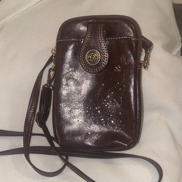 Handbags - Brown Leather Crossbody Bag